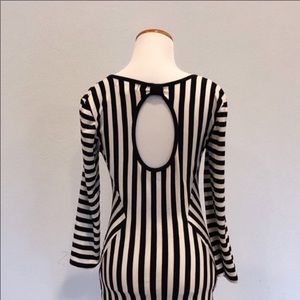 Black/ white dress | I’m in love with Derek